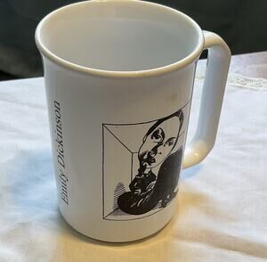 Emily Dickinson Mug - Tams -‎ Made In England - Rare coffee